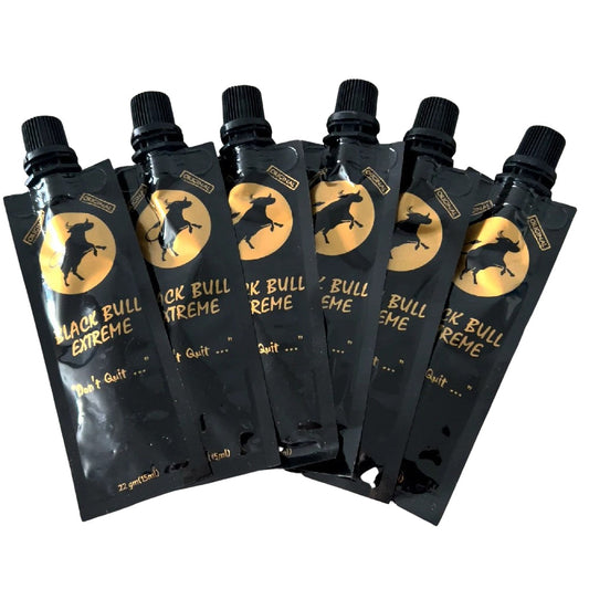 Pack of 6 Sachets - BLACK BULL HONEY EXTREME (22gram each) - Made in USA