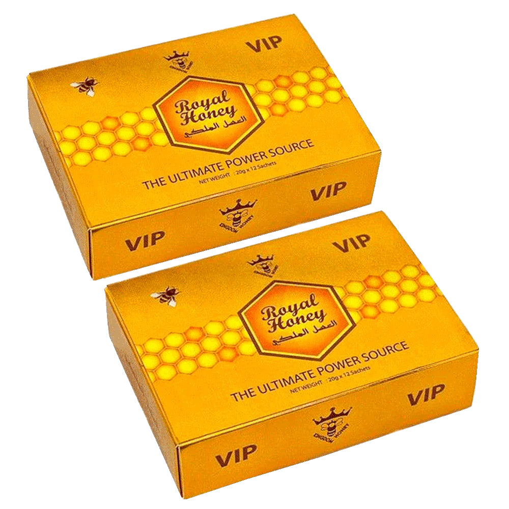 2 Pack of Honey - 2 X (12 Sachets - 20 Gram) - Honey for Him (Royal)